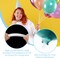 20 Pcs Balloon Sticks, Long Plastic Balloon Sticks With Bases, Balloon Holder Sticks Balloon Weights for Tying Balloon Arch Anniversary, Birthday, Parties, Wedding Decorations(Transparent)